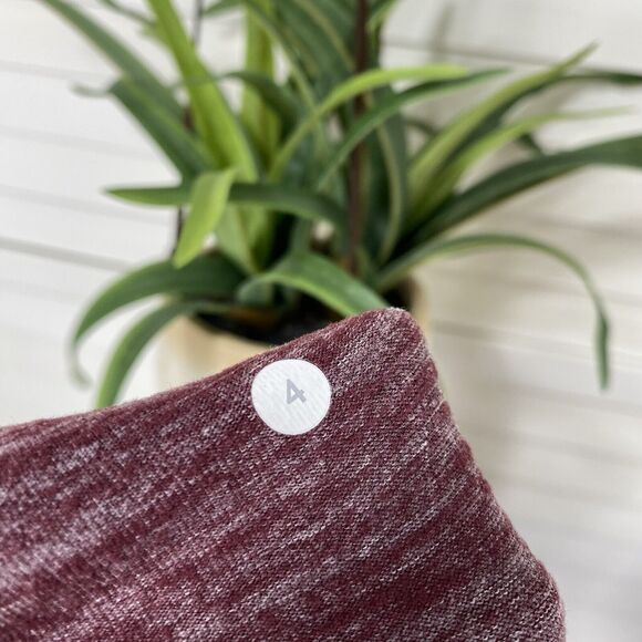 Lululemon &go City Pullover Heathered Bordeaux Drama Reflective Rulu‎ Size 4 - Picture 4 of 8